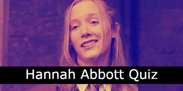 Hannah Abbott Quiz