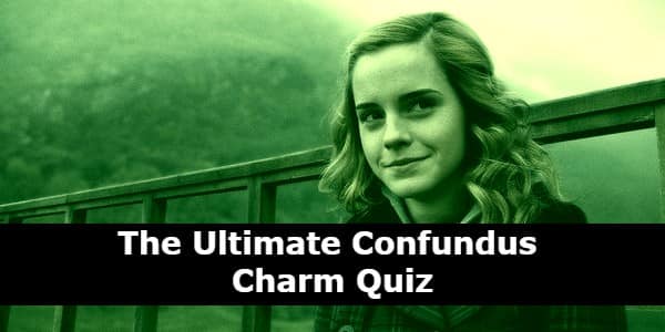 Hermione Granger using the Confundus Charm.